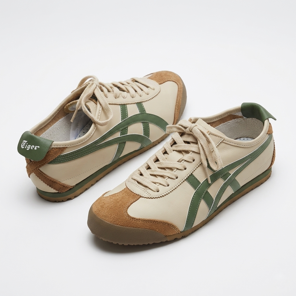 Onitsuka Tiger Mexico 66 Brown Beige Green - Image 1
