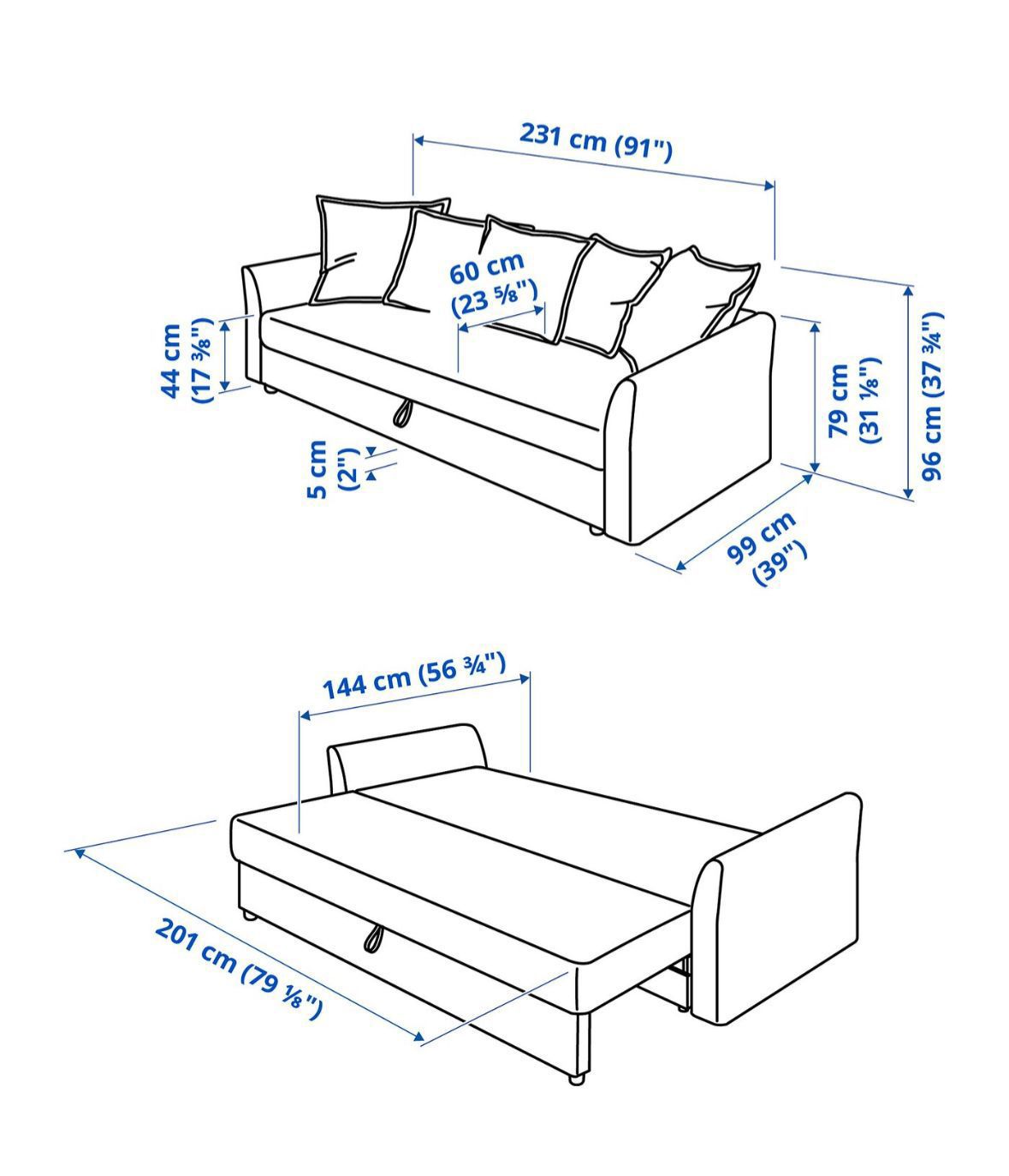 BED & SOFA cum bed- Qar 500 each - Image 4