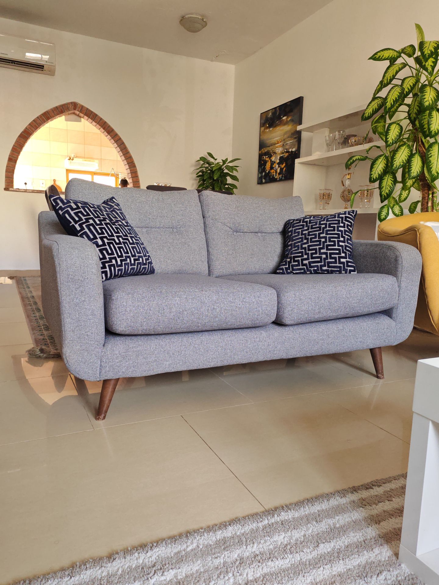 Modern Scandi Style Sofa Set (3+2 Seater) – Excellent Condition - Image 1