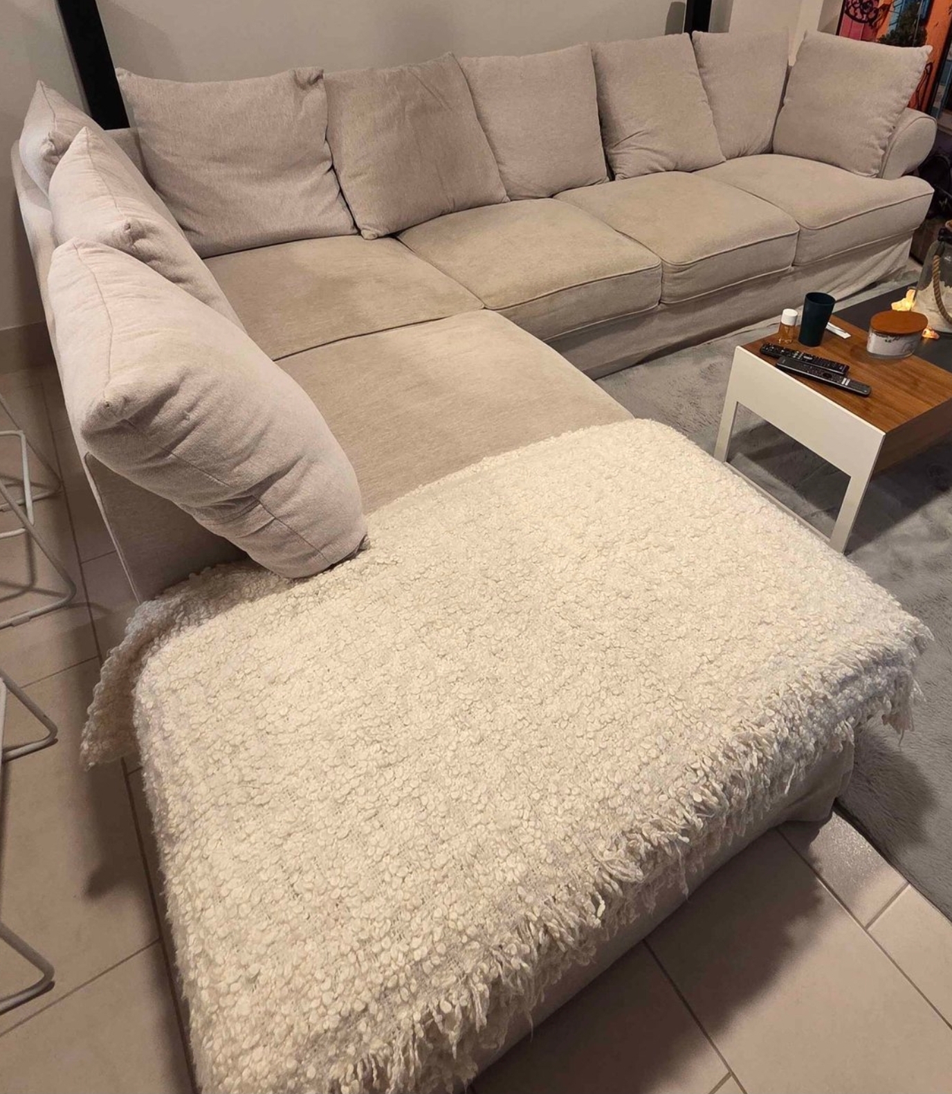 Home r us L shape corner sofa - very good conditions - Image 3