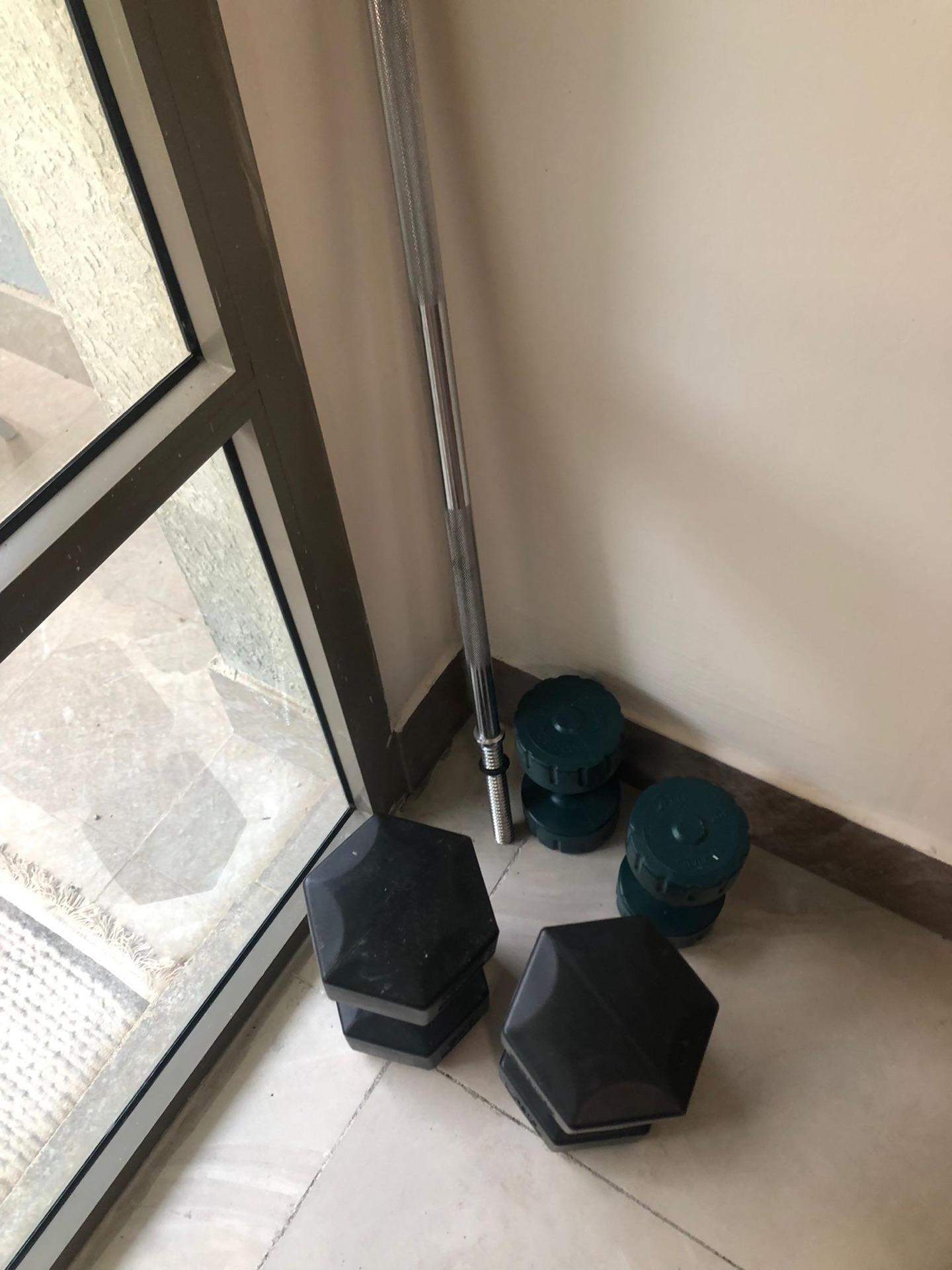 Bar and dumbbells - Image 2