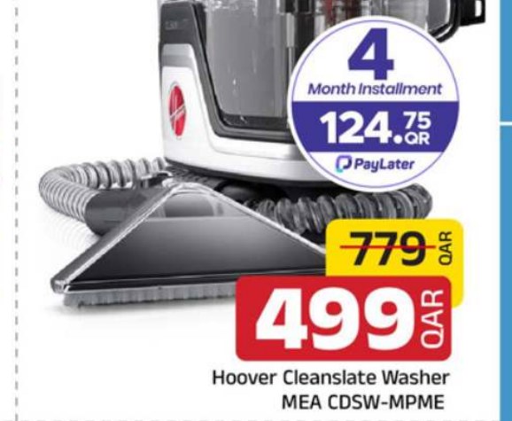 Hoover Cleanslate Washer MEA CDSW-MPME