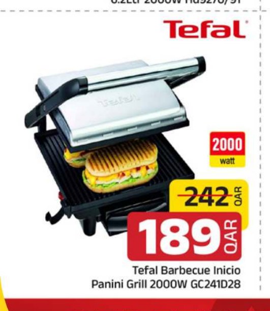 Tefal Barbecue Inicio Panini Grill 2000W GC241D28