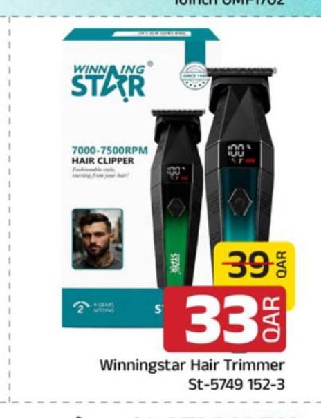 Winningstar Hair Trimmer St-5749 152-3