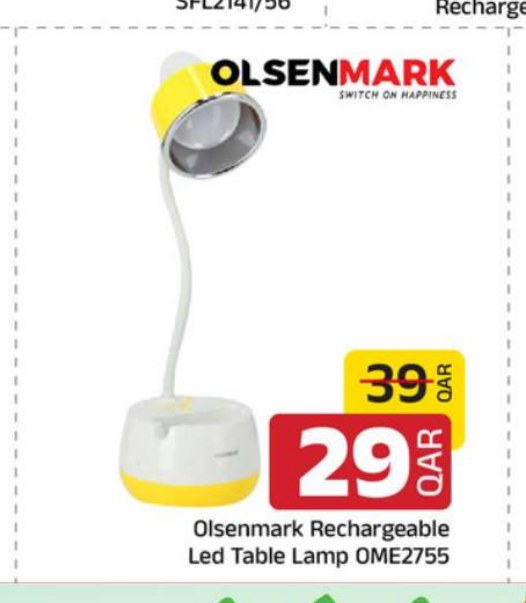 Olsenmark Rechargeable Led Table Lamp OME2755