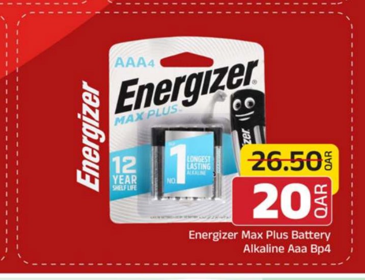 Energizer Max Plus Battery Alkaline Aaa Bp4