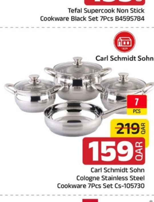 Carl Schmidt Sohn Cologne Stainless Steel Cookware 7Pcs Set Cs-105730