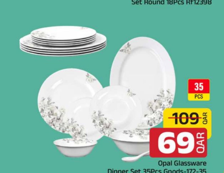 Opal Glassware Dinner Set 35Pcs GPODS-172-35