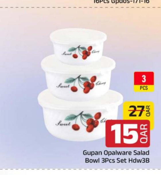 Gupan Opalware Salad Bowl 3Pcs Set Hdw3B