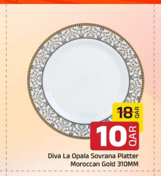Diva La Opala Sovrana Platter Moroccan Gold 310MM