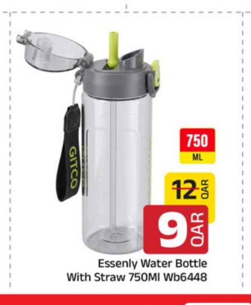 Essenly Water Bottle With Straw 750Ml Wb6448