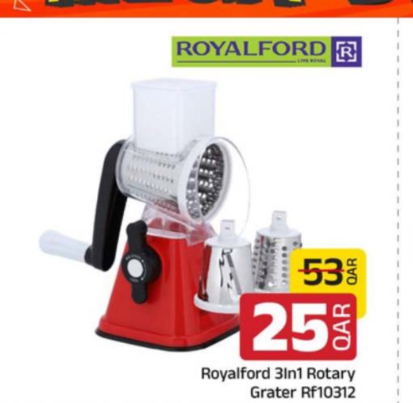 Royalford 3In1 Rotary Grater Rf10312