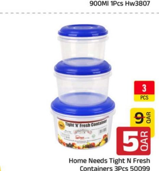 Home Needs Tight N Fresh Containers 3Pcs 50099