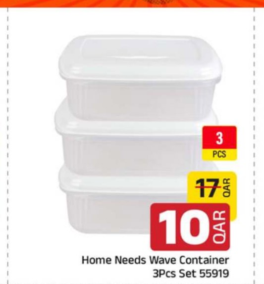 Home Needs Wave Container 3Pcs Set 55919