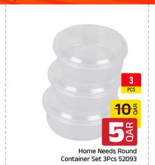 Home Needs Round Container Set 3Pcs 52093