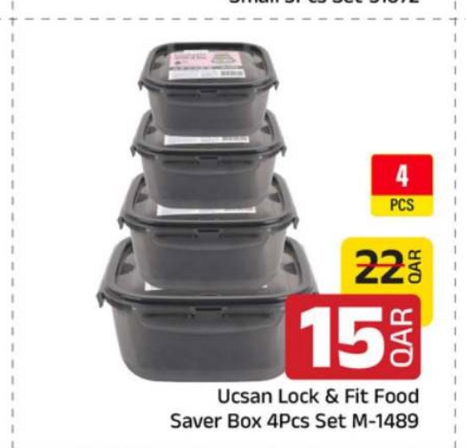 Ucsan Lock & Fit Food Saver Box 4Pcs Set M-1489