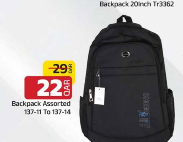 Backpack Assorted 137-11 To 137-14