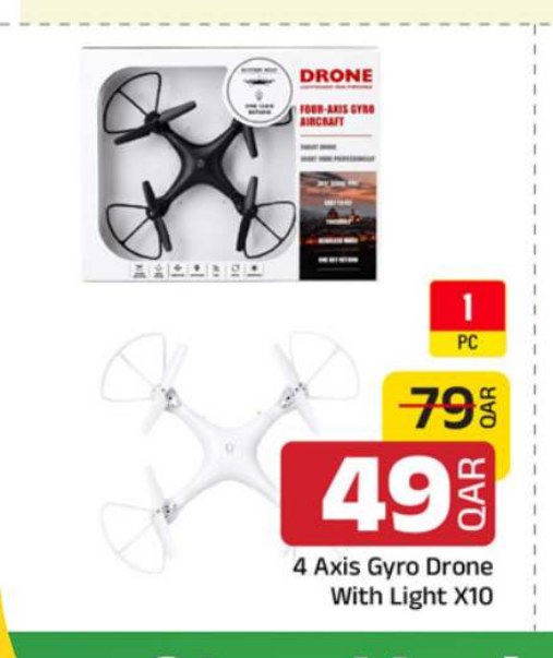 4 Axis Gyro Drone With Light X10