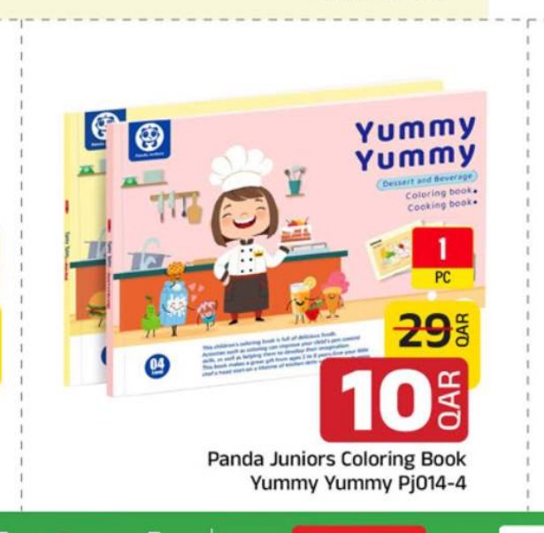 Panda Juniors Coloring Book Yummy Yummy Pj014-4