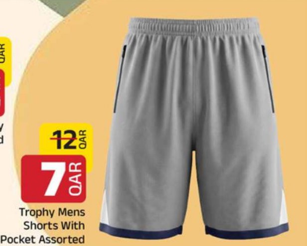 Trophy Mens Shorts With Pocket Assorted