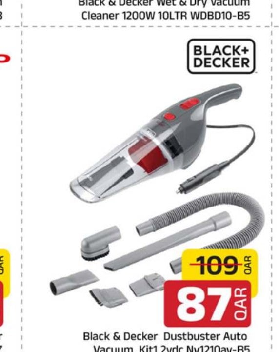 Black & Decker Dustbuster Auto Vacuum Kit1 2vdc Nv1210av-B5