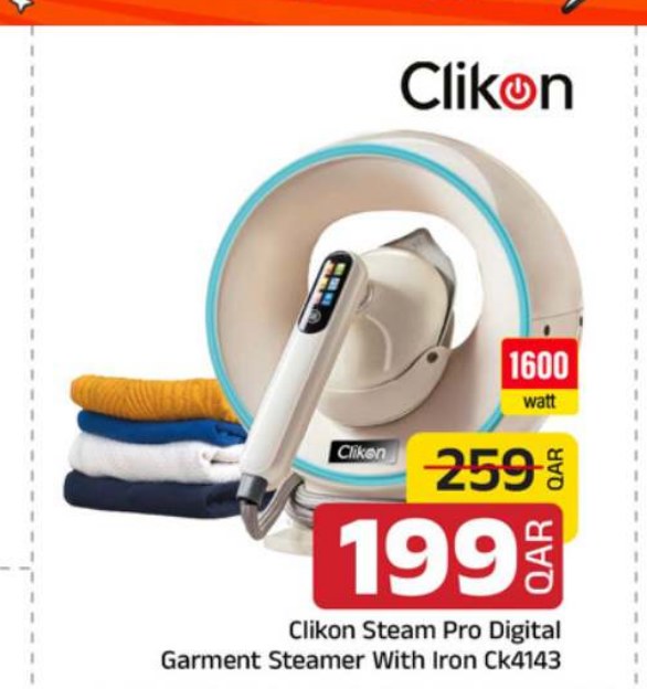 Clikon Steam Pro Digital Garment Steamer With Iron Ck4143