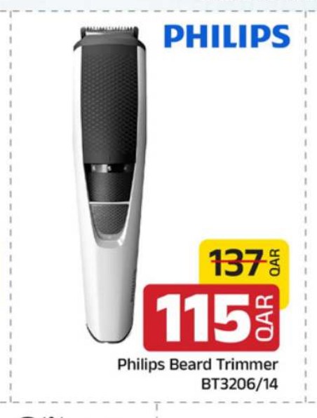 Philips Beard Trimmer BT3206/14