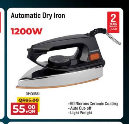 Olsenmark Automatic Dry Iron OMDI1561 1200W