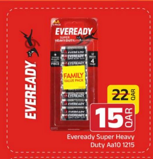 Eveready Super Heavy Duty Aa10 1215