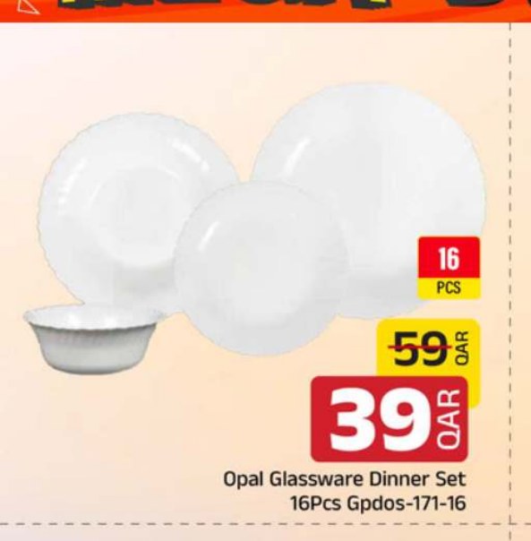 Opal Glassware Dinner Set 16Pcs Gpdos-171-16