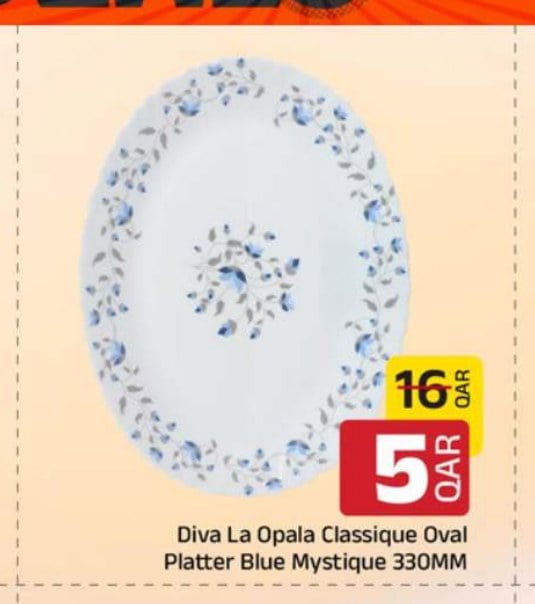 Diva La Opala Classique Oval Platter Blue Mystique 330MM