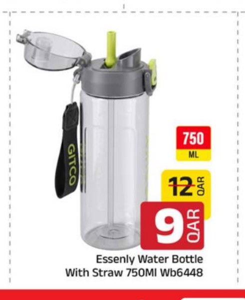 Essenly Water Bottle With Straw 750Ml Wb6448