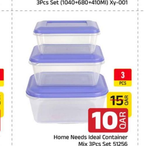 Home Needs Ideal Container Mix 3Pcs Set 51256