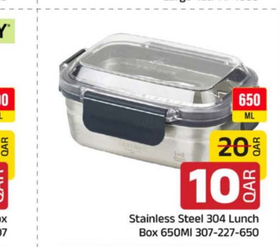 Stainless Steel 304 Lunch Box 650Ml 307-227-650