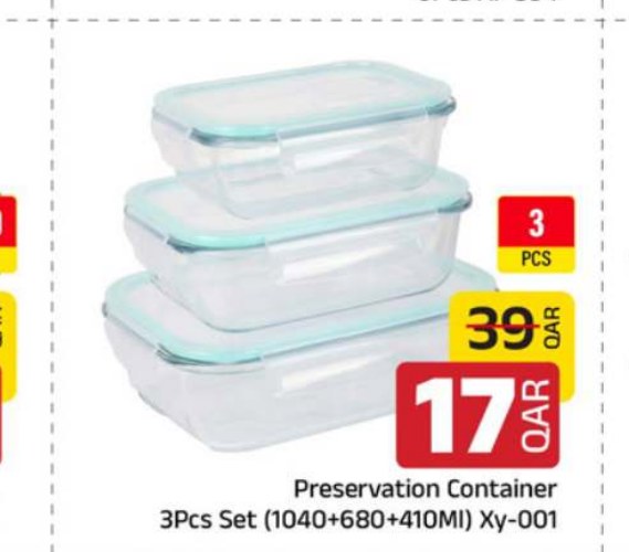 Preservation Container 3Pcs Set (1040+680+410Ml) Xy-001