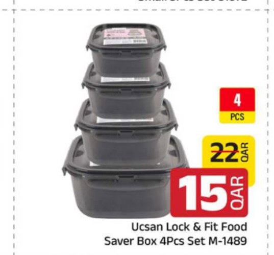 Ucsan Lock & Fit Food Saver Box 4Pcs Set M-1489