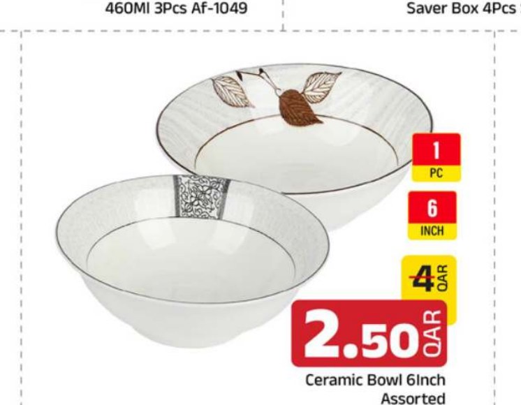 Ceramic Bowl 6Inch Assorted