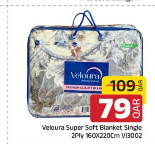 Veloura Super Soft Blanket Single 2Ply 160X220Cm Vl3002