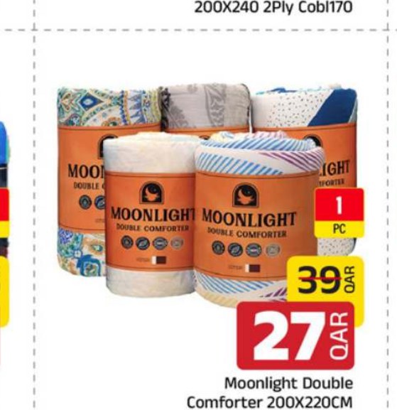 Moonlight Double Comforter 200X220CM