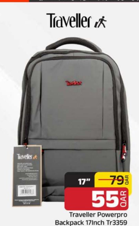 Traveller Powerpro Backpack 17Inch Tr3359