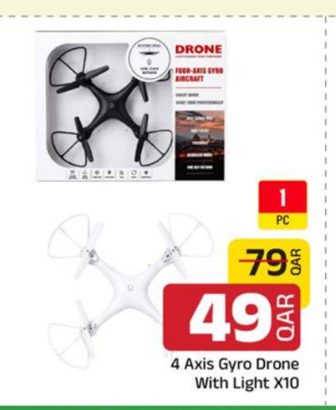 4 Axis Gyro Drone With Light X10