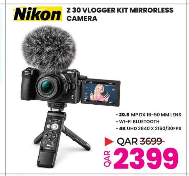 Nikon Z 30 VLOGGER KIT MIRRORLESS CAMERA