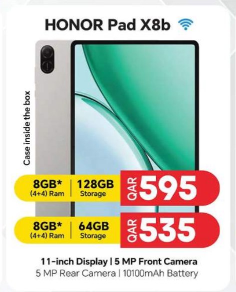 HONOR Pad X8b 8GB RAM 64GB Storage