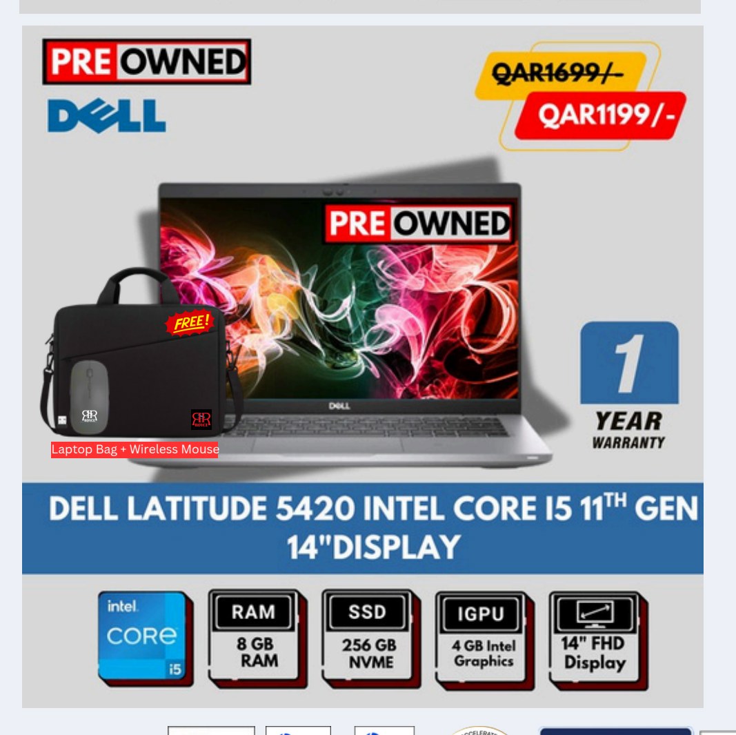 DELL LATITUDE 5420 INTEL CORE I5 11TH GEN 14" DISPLAY