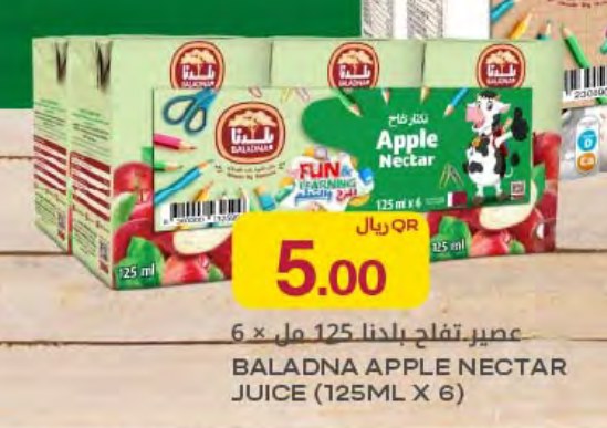 عصير تفاح بلدنا 125 مل × 6