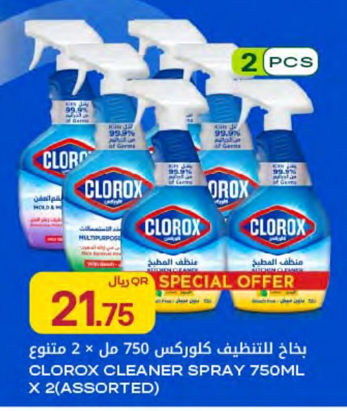 بخاخ للتنظيف كلوركس 750 مل × 2 متنوع