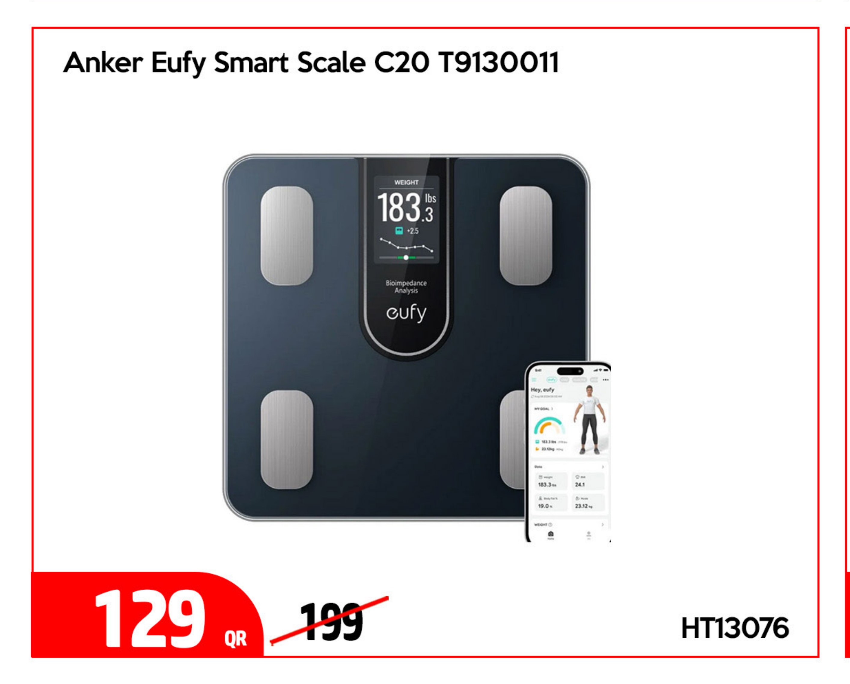 Anker Eufy Smart Scale C20 T9130011