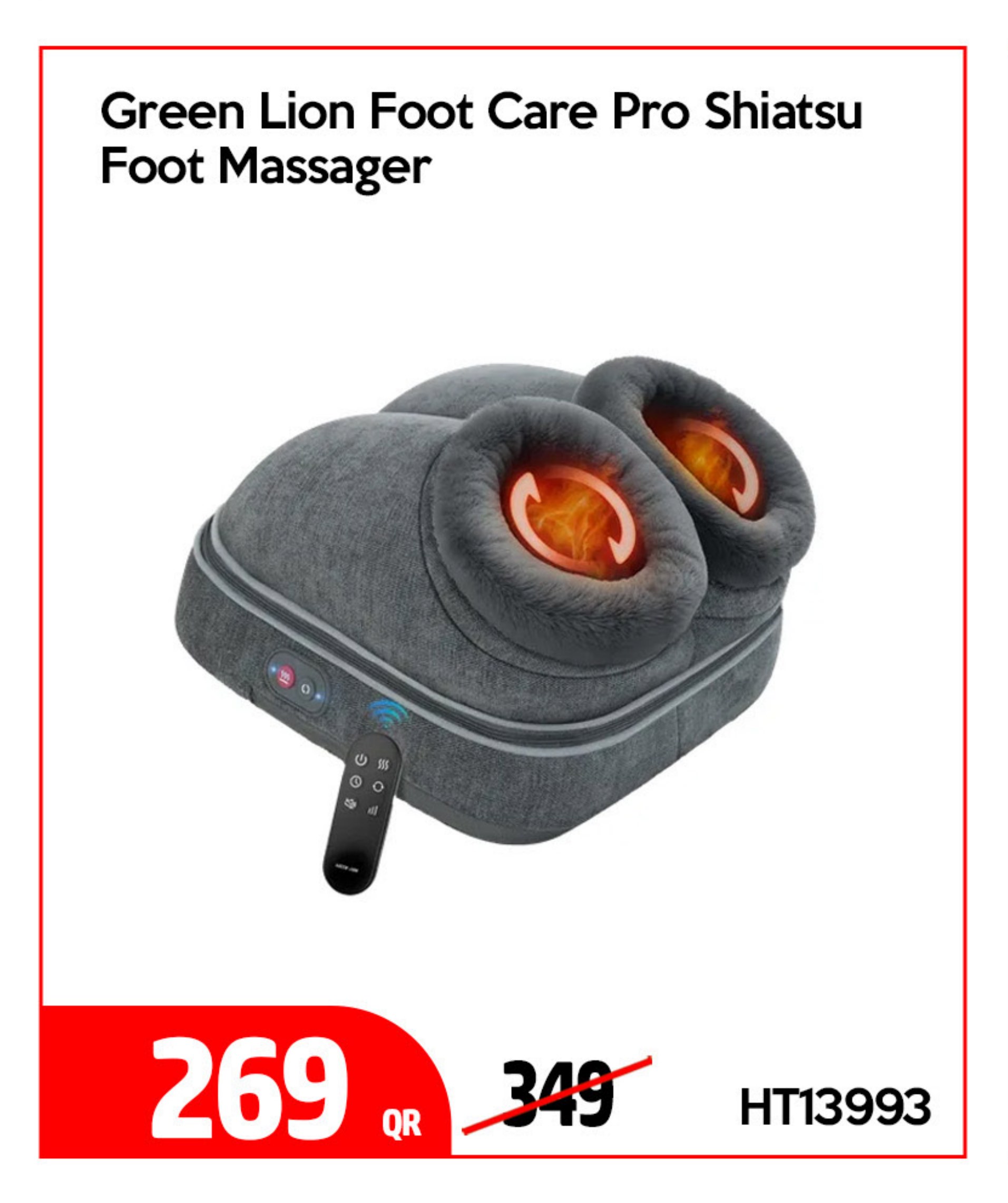 Green Lion Foot Care Pro Shiatsu Foot Massager
