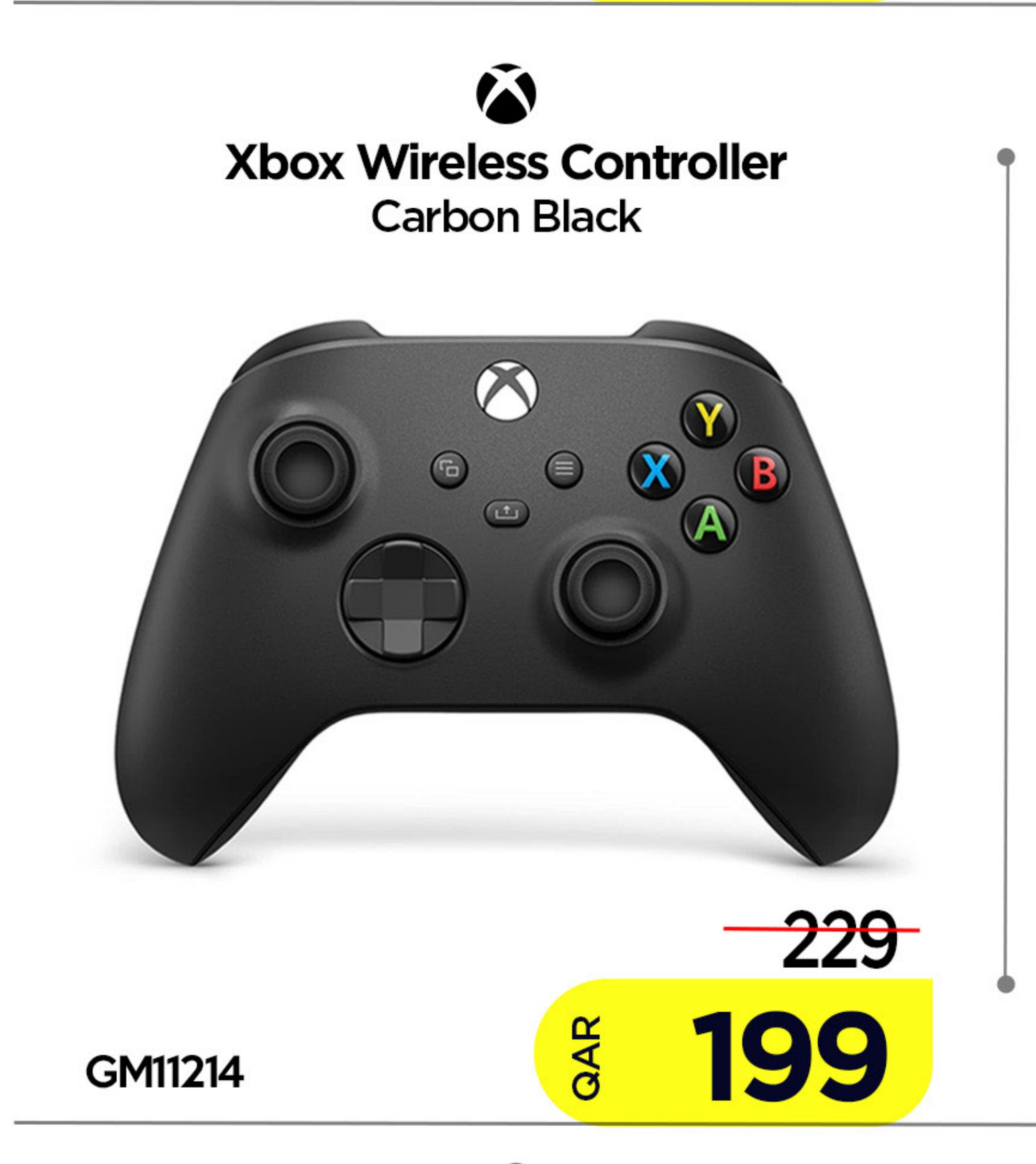 Xbox Wireless Controller Carbon Black
