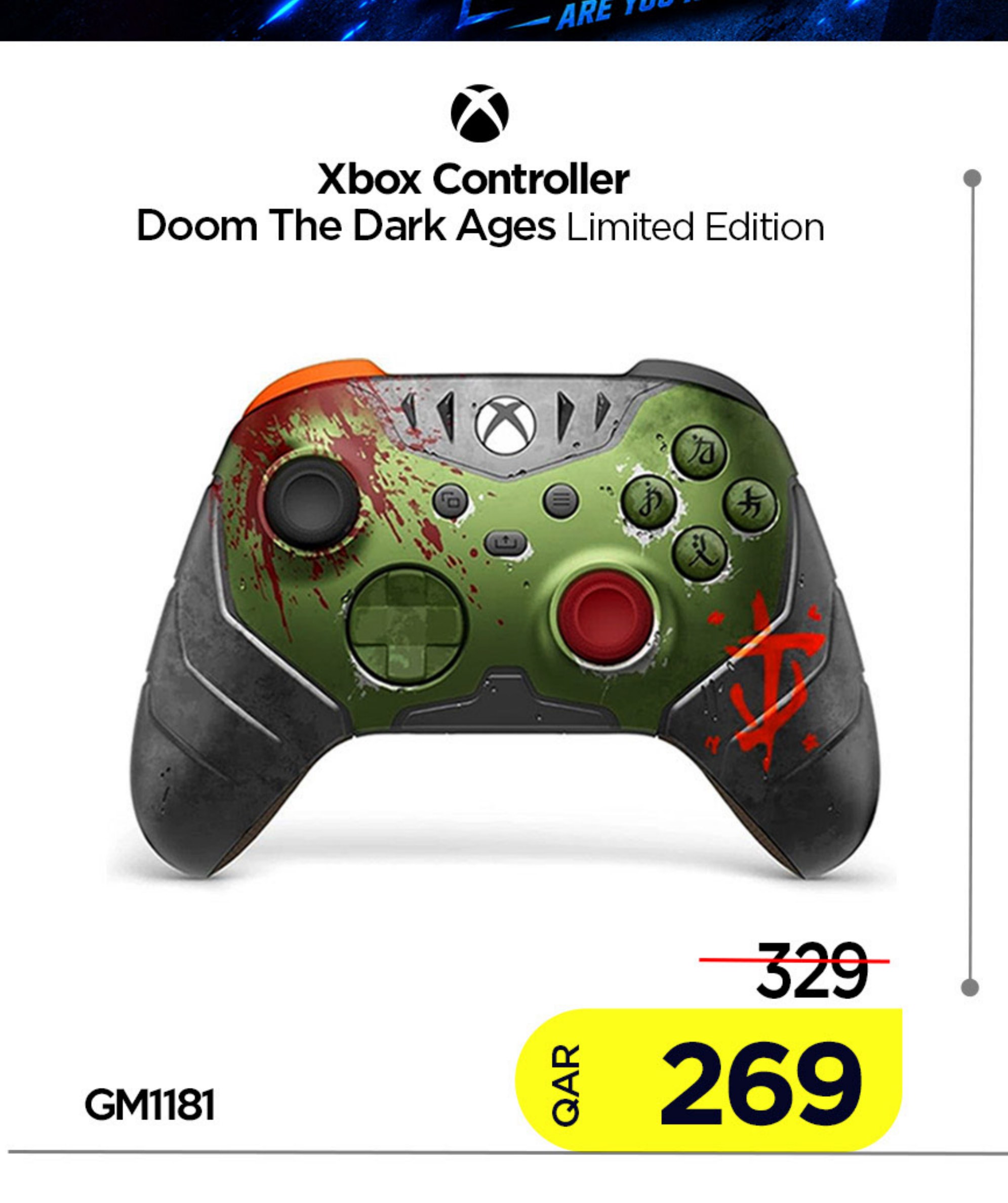 Xbox Controller Doom The Dark Ages Limited Edition